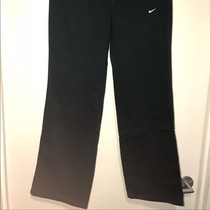 NIKE black wide leg sweatpants